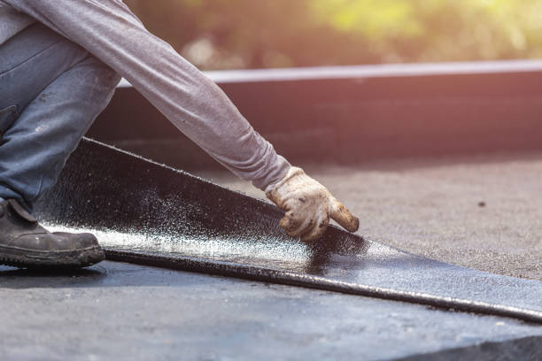 Professional Waterproofing technician working in West Manchester, OH